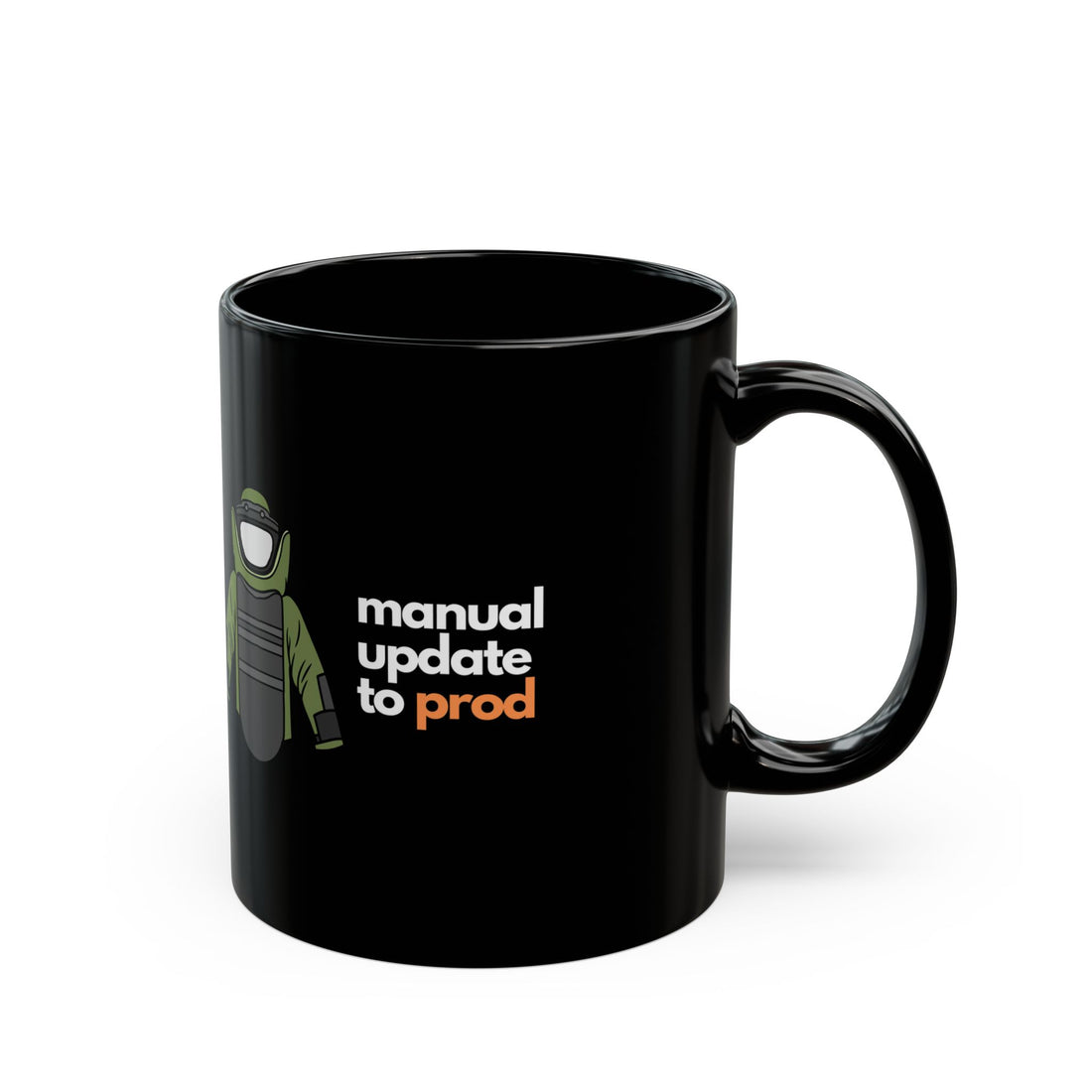 Prod Deploy | Black Ceramic Mug