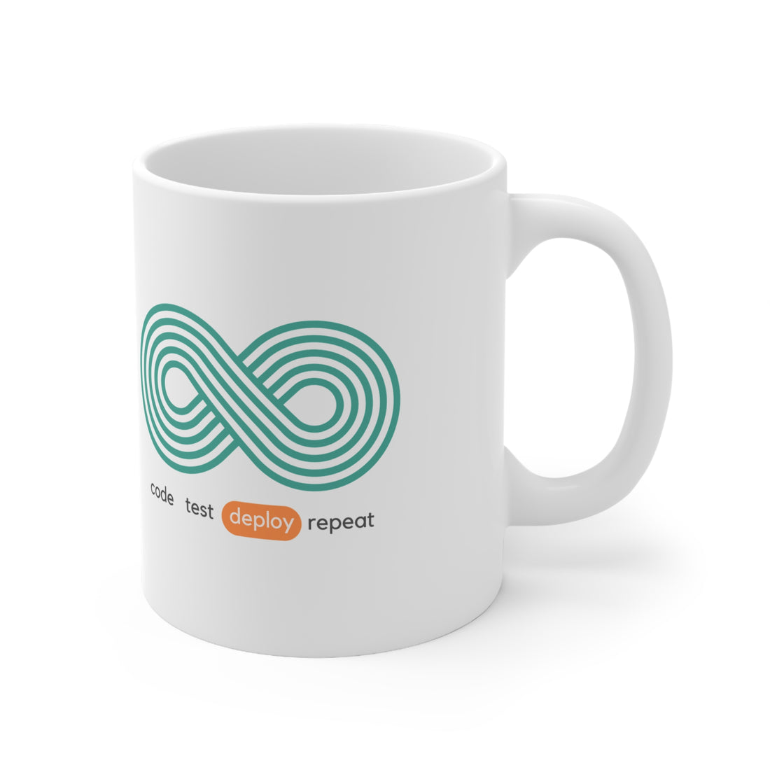 DevOps Infinity Loop | White Ceramic Mug