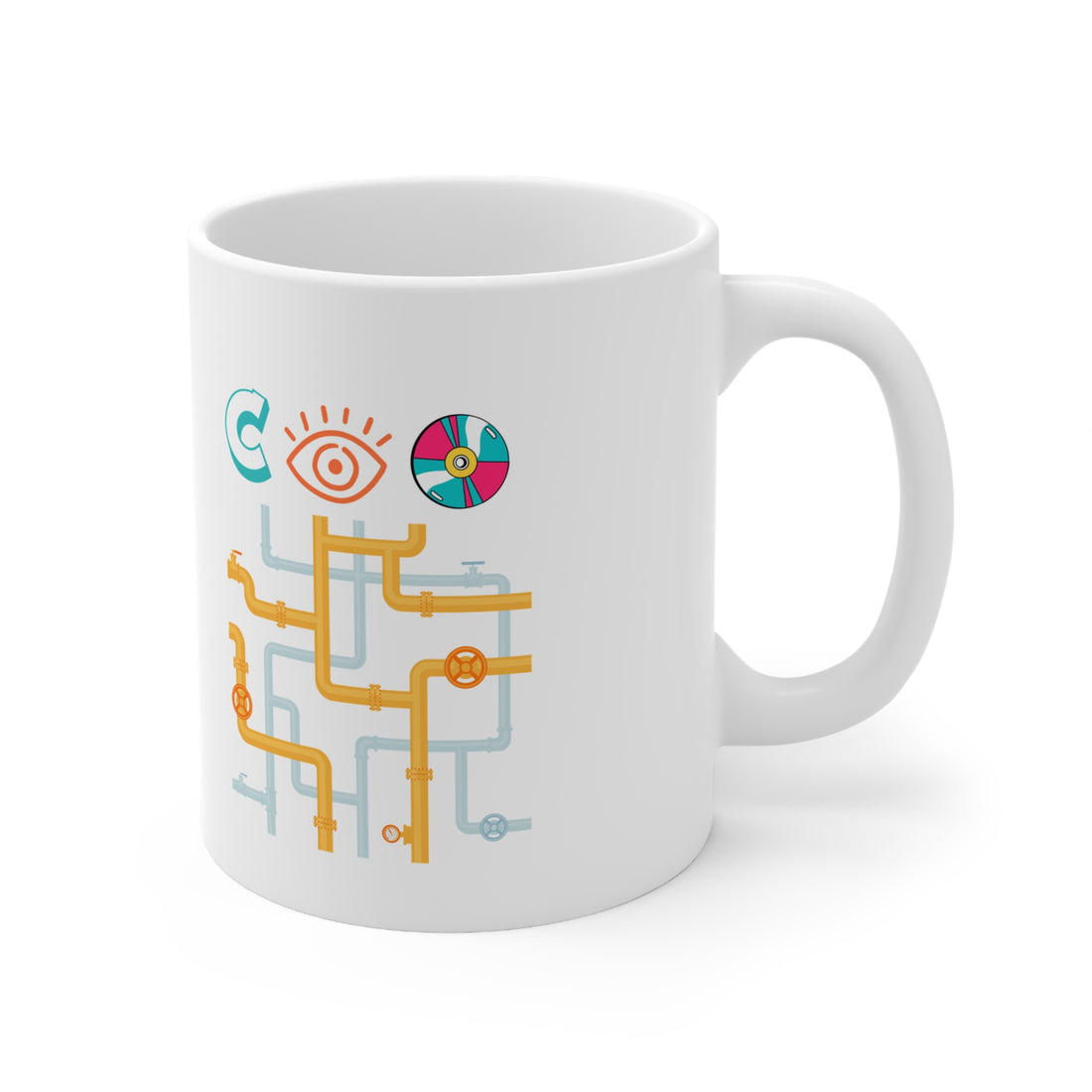 CI/CD Pipeline | White Ceramic Mug