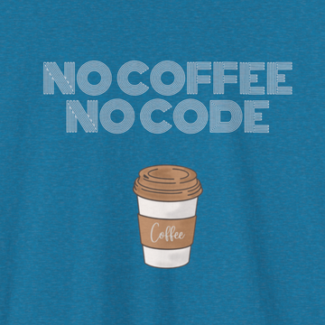 No coffee no code T-shirt | Unisex