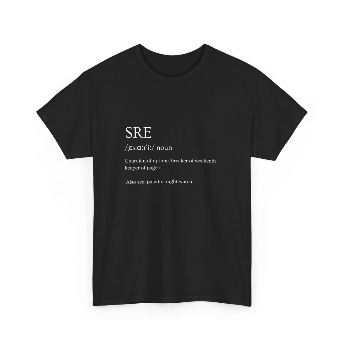 SRE T-shirt | Unisex