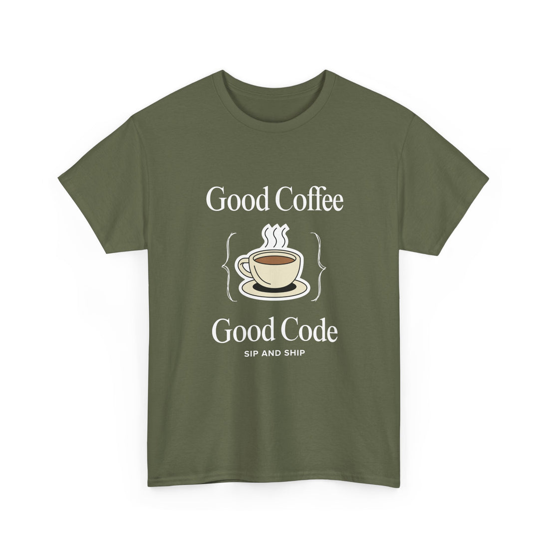 Good coffee good code T-shirt | Unisex