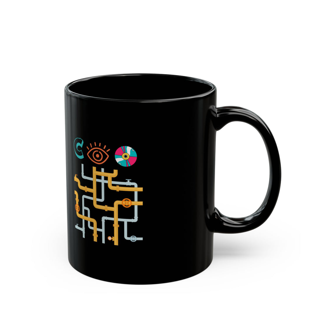 CI/CD Pipeline | Black Ceramic Mug