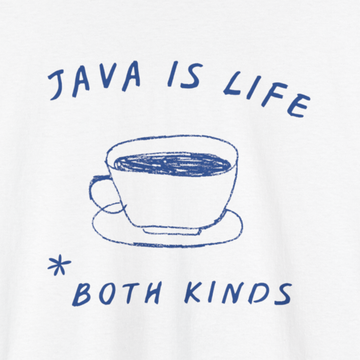 Java is life T-shirt | Unisex