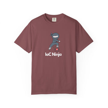 Ninja Graphic T-Shirt — 'laC Ninja' Cute Cartoon Martial Arts Tee