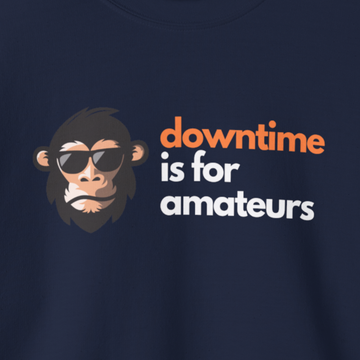 Downtime is for Amateurs | Unisex Crewneck Sweatshirt