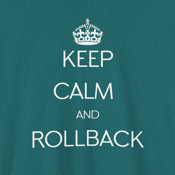 Keep calm and rollback T-shirt | Unisex