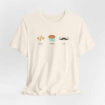 Code Coffee Curl T-Shirt (BCPS)