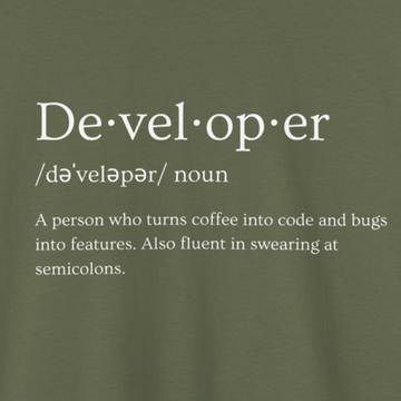 Developer T-shirt | Unisex