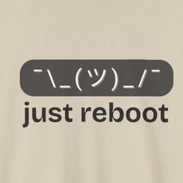 Just reboot T-shirt | Unisex