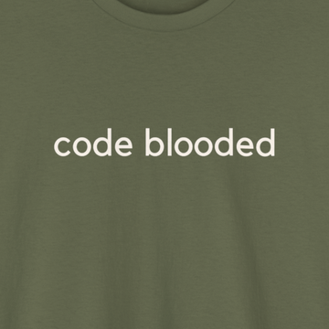 Code blooded T-shirt | Unisex