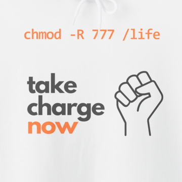 Take charge now | Hooded Sweatshirt