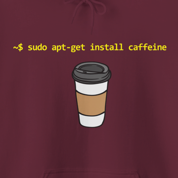 Install Caffeine  | Hooded Sweatshirt