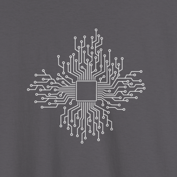 Chip pattern T-shirt | Unisex