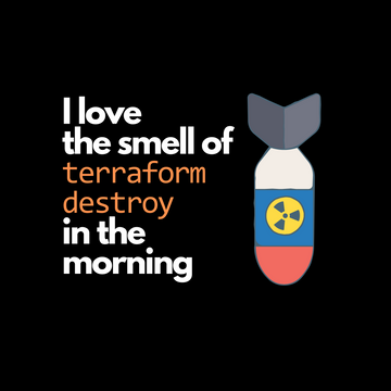 Terraform Destroy | Black Ceramic Mug