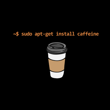 Install Caffeine | Black Ceramic Mug