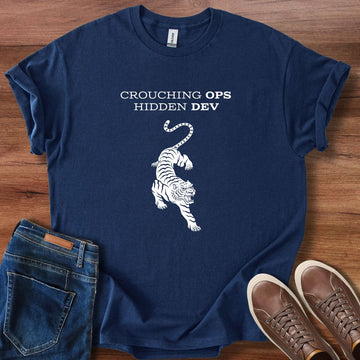 Crouching Ops Hidden Dev T-Shirt
